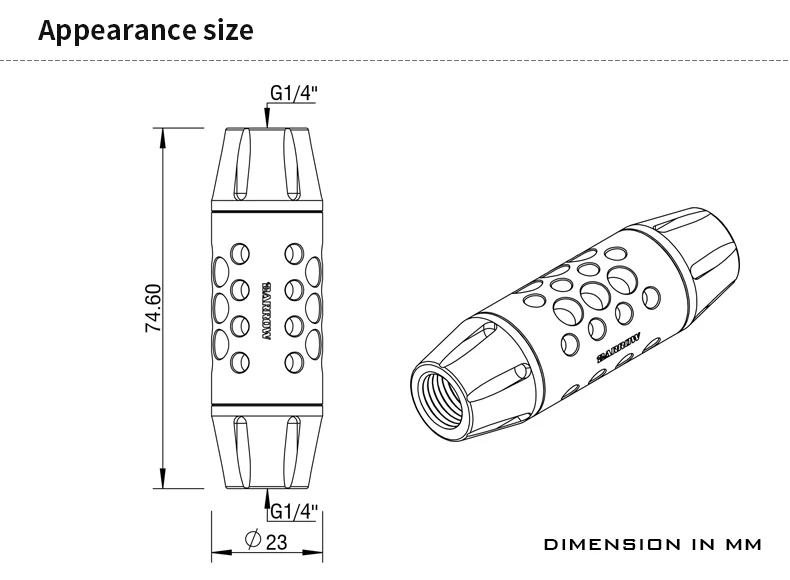 BARROW G1/4 система водяного охлаждения с внутренней резьбой металлический фильтр