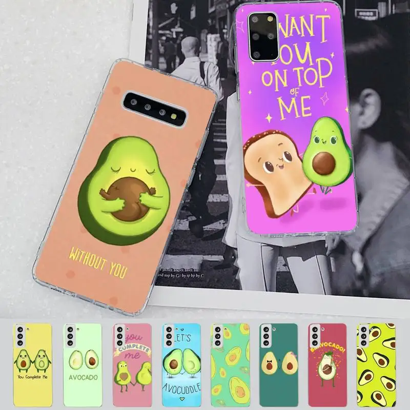 

TOPLBPCS Avocado Phone Case for Samsung S21 A10 for Redmi Note 7 9 for Huawei P30Pro Honor 8X 10i cover