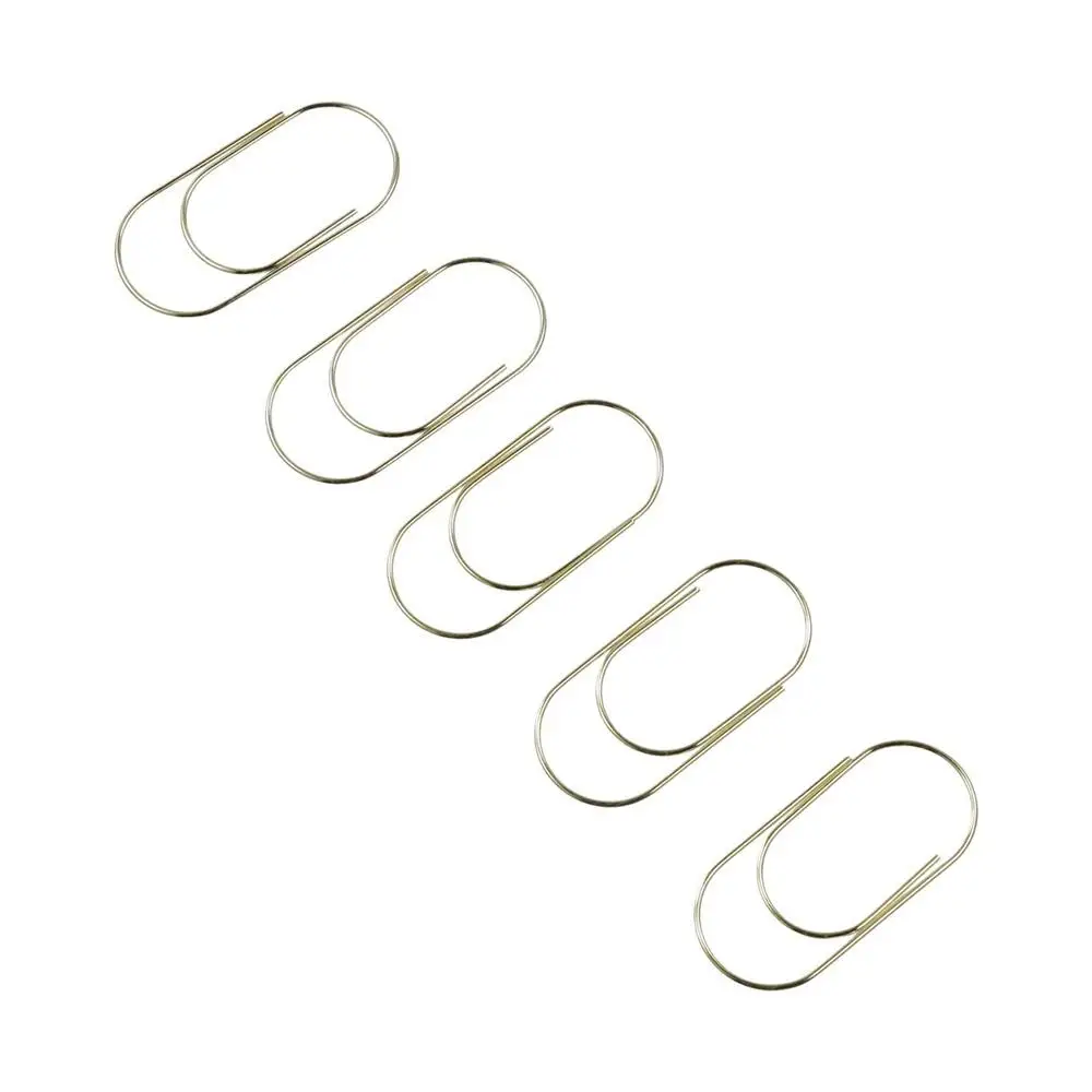 10 шт. канцелярские принадлежности большие широкие скрепки для бумаг 50 мм простые