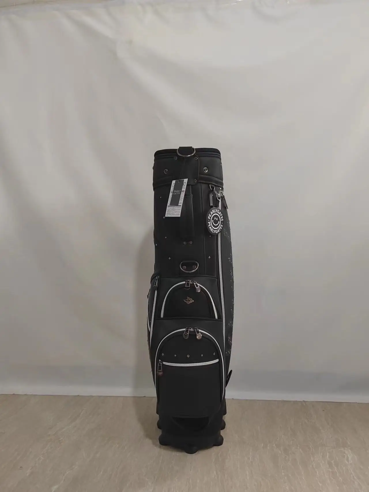 Pearly gate Golf bag equipment shoulder bag Caddy Bag with tires high quality  golf clubs bag 5-Way top cuff