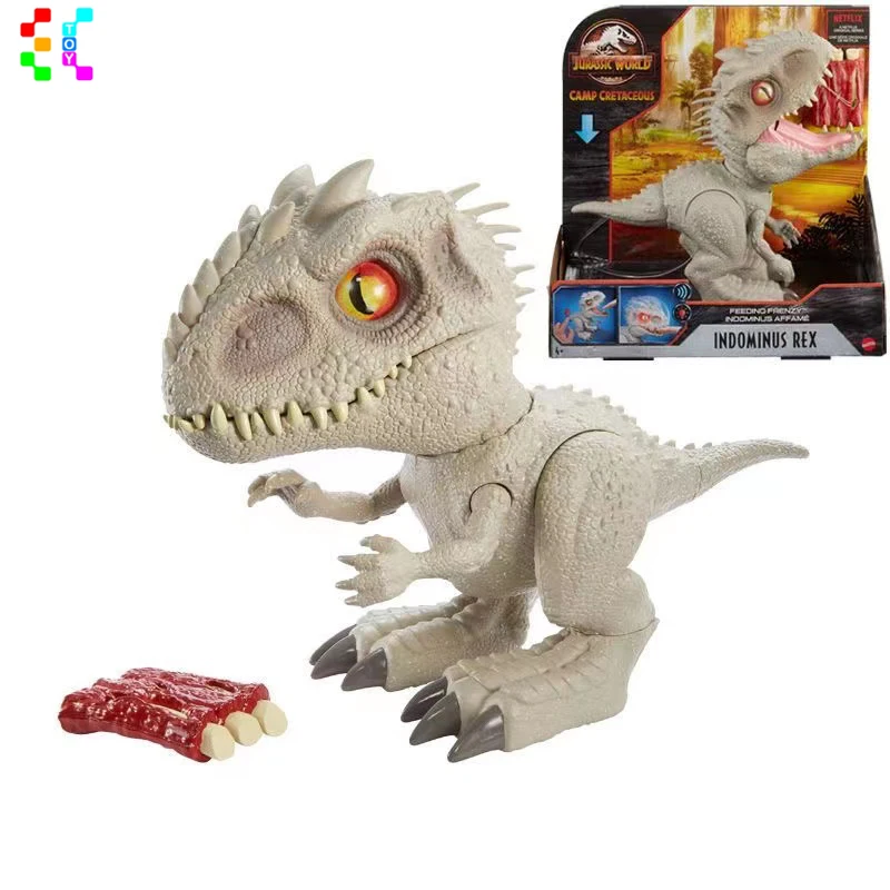 

Jurassic World Camp Cretaceous Feeding Frenzy Indominus Rex Small Dinosaur Model Simulated Swallowing Best Gift For Children