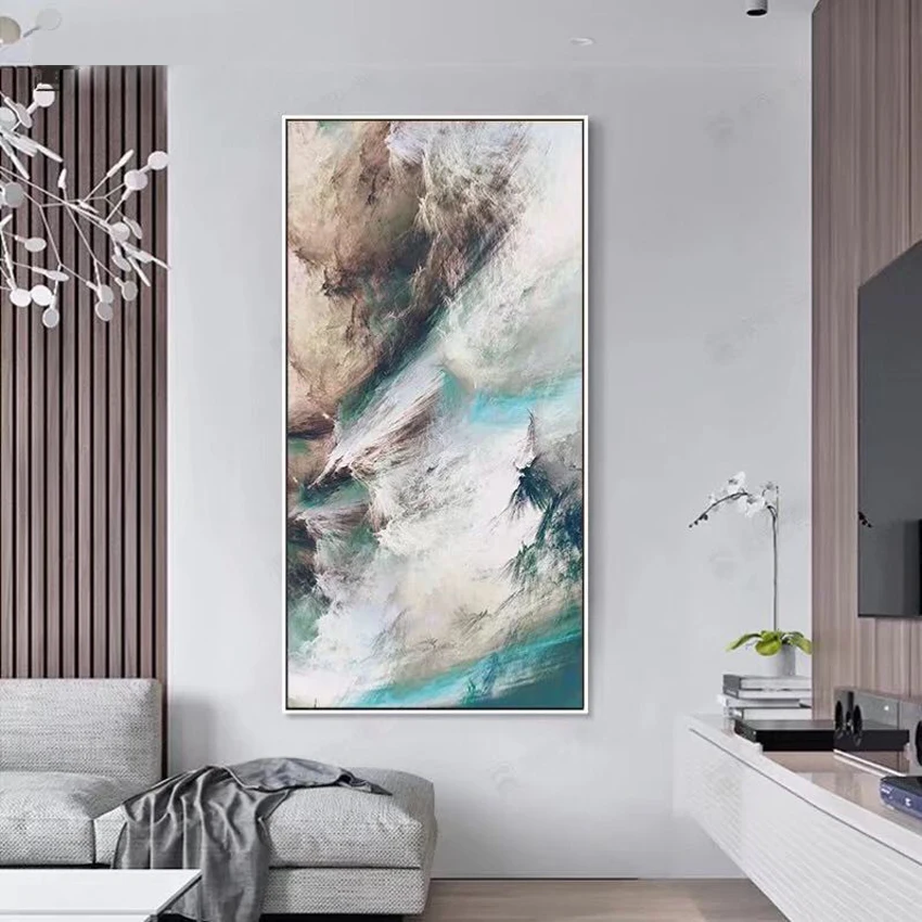 

Ручная роспись, современные большие размеры, абстрактная живопись, домашний декор, подвесная картина, пейзаж, фотография на холсте