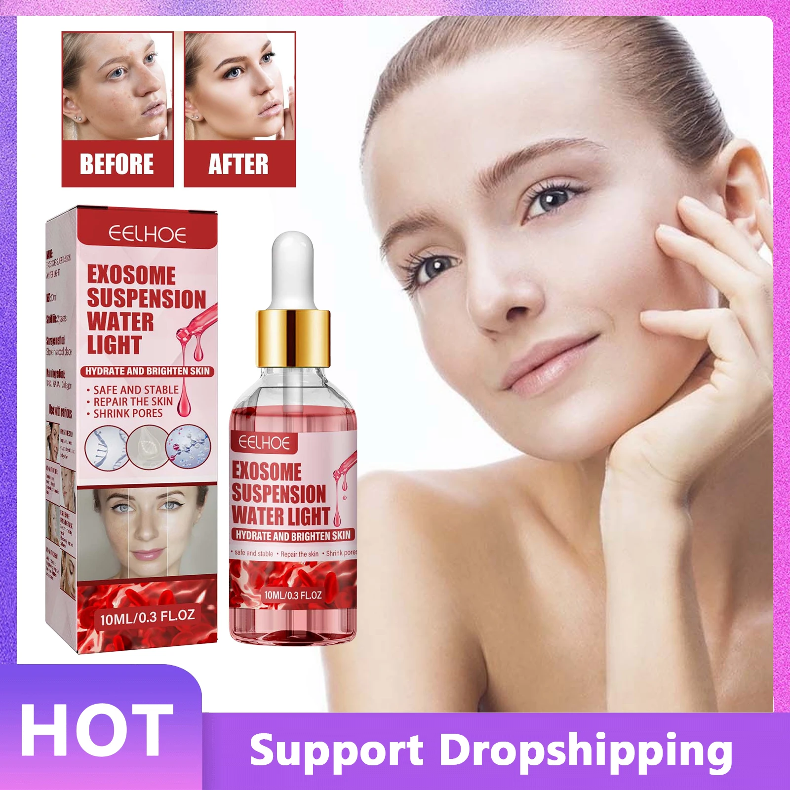 

Anti Aging Serum Anti Wrinkle Fade Fine Lines Moisturizing Nourish Whitening Pore Shrink Lifting Firming Face Essence Skin Care