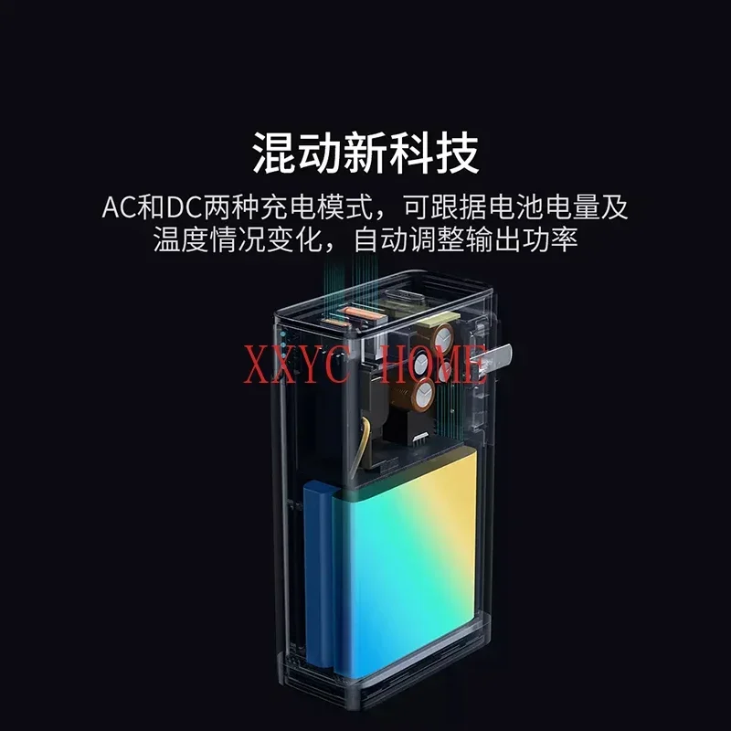 Аккумулятор внешний 2-в-1 с нитридом Галлия 87 Вт 10000 мАч