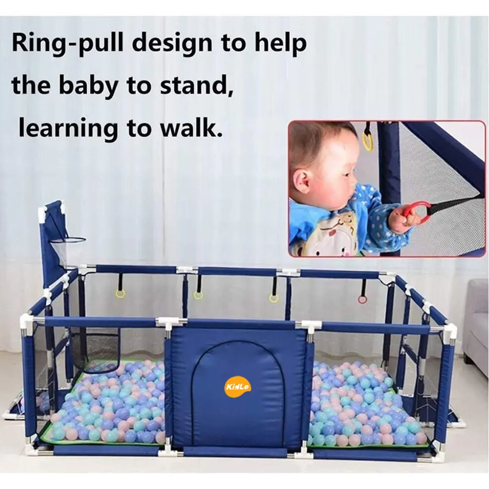 

Children's Playpen with Nets Baby Playpen Children Fence Baby Playground Baby Park Child Safety Barrier Kids Ball Pit Playpen