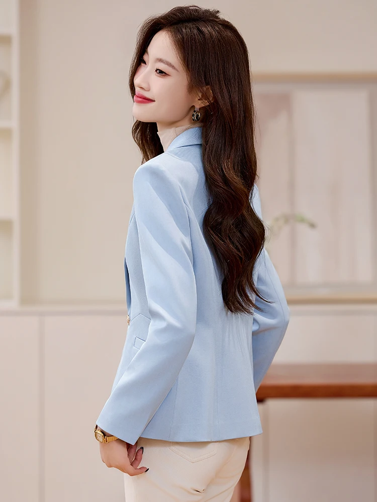 Женский маленький костюм облегающий талию верхняя одежда женская новинка 2024