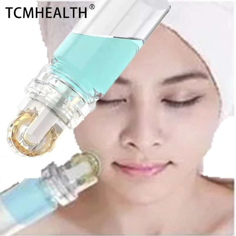 

TCMHEALTH ролик с микроиглами, Водорастворимая игла, ролик с 64 иглами для микроиглами, сывороточная эссенция, инфузионная Антивозрастная пора