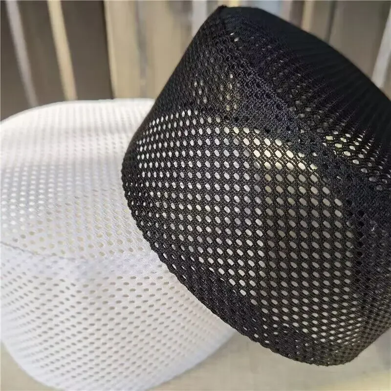 Фото Мужская мусульманская молитвенная исламская молитвенная шапка Kufi вязаная шапка летняя дышащая сетка Саудовская Софи турецкий стиль №5