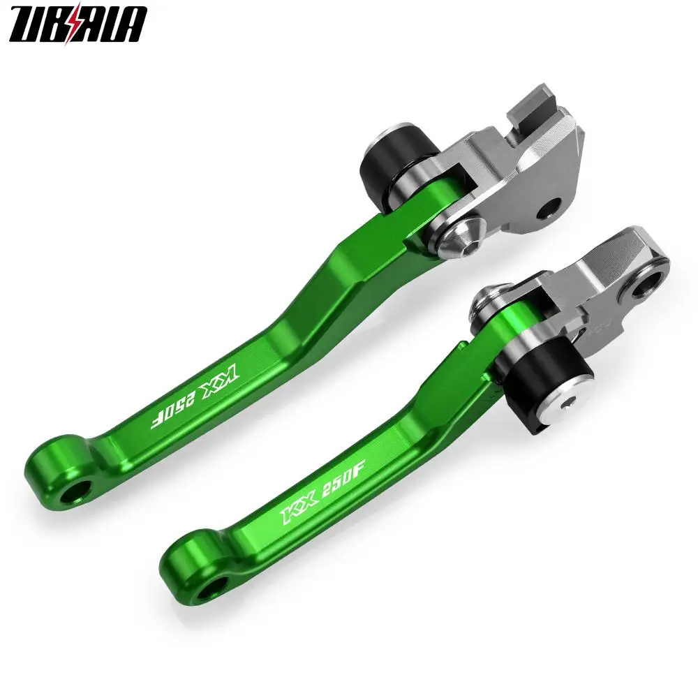 

For Kawasaki KX250F 2013 2014 2015 2016 2017 2018 Motorcoss Pit Dirt Bike Pivot Foldable Brake Clutch Levers With LOGO KX250F