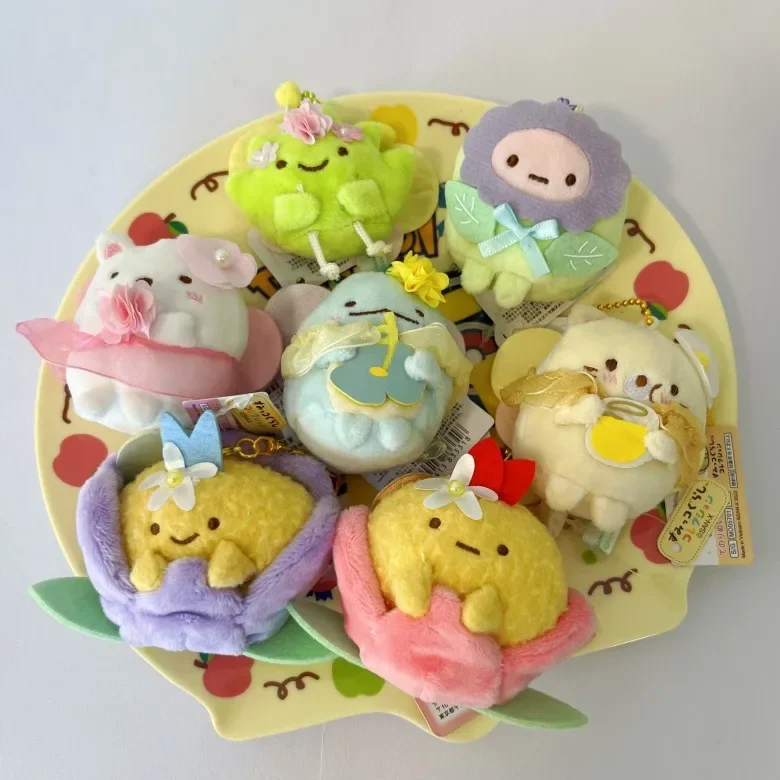 

Kawaii Sumikkogurashi плюшевая Подвеска Аниме полярный медведь динозавр фигурки плюшевые мягкие игрушки брелки детские подарки