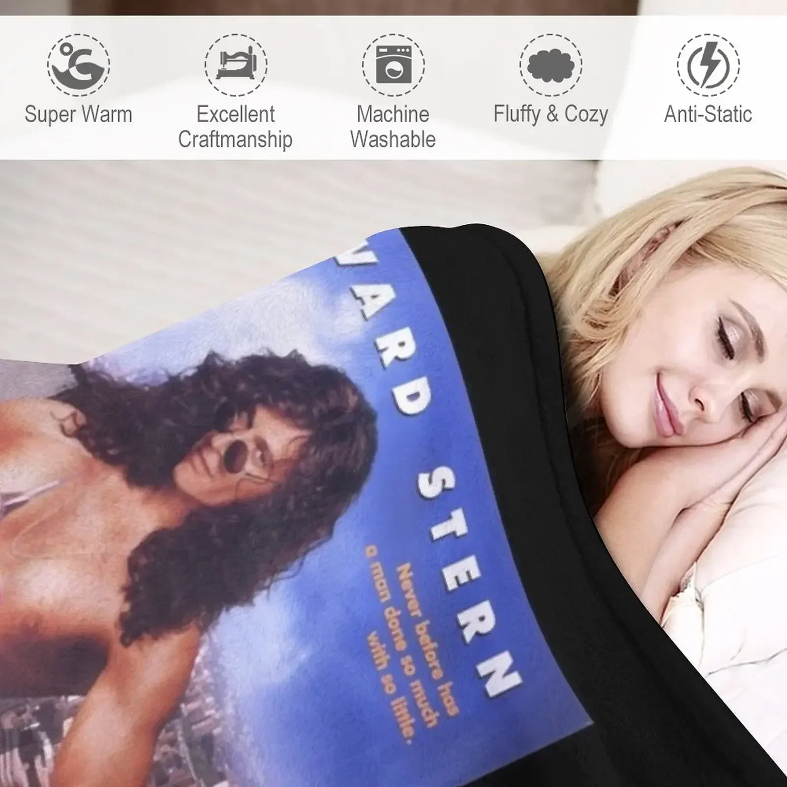 Рубашка Howard Stern Wackpack Baba BooeyStern ShowHoward Фан-арт Плед