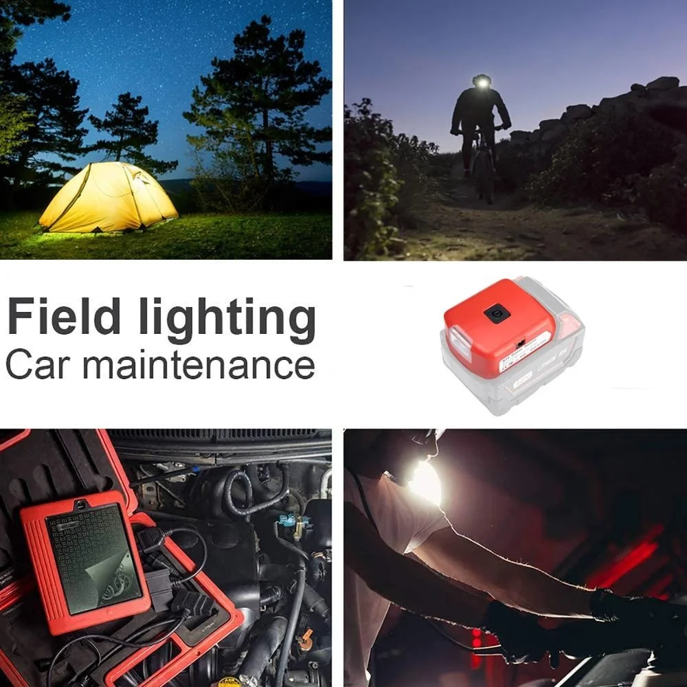 Зарядное устройство с адаптером для аккумулятора и светодиодный светильник кой 3