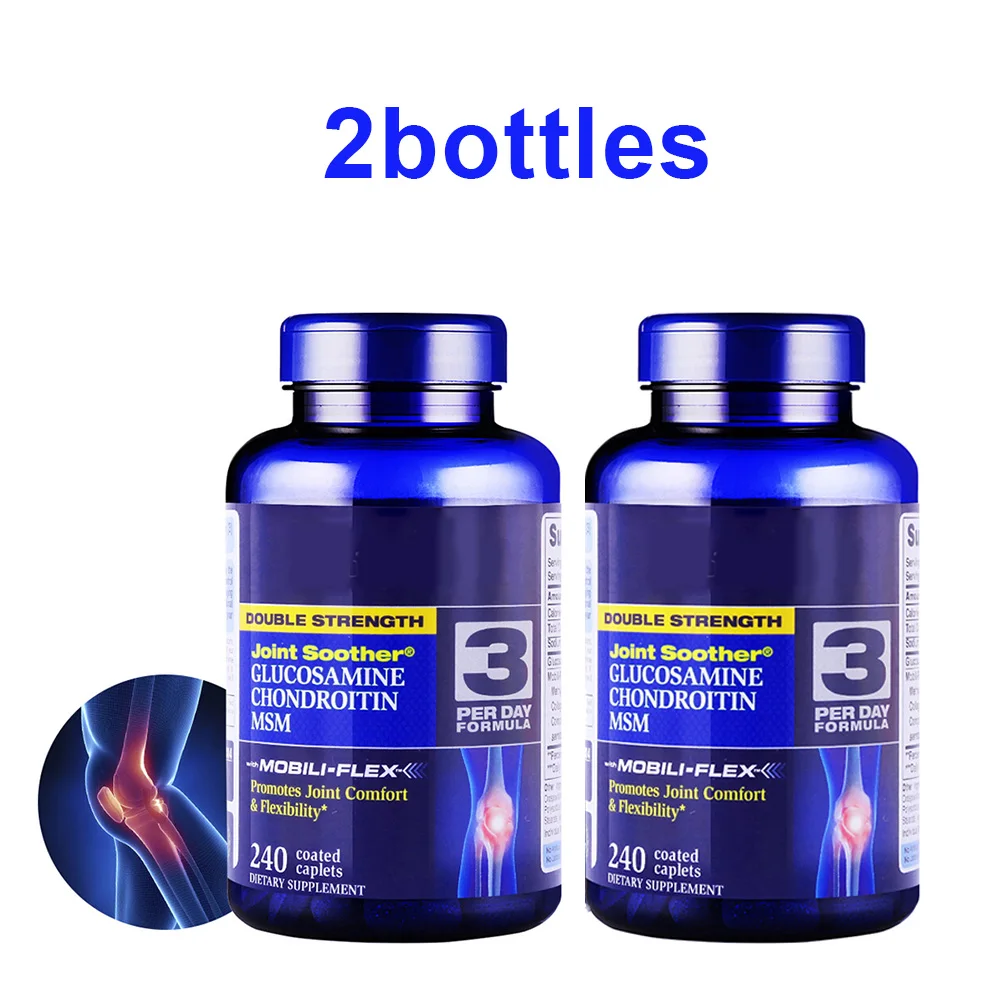 2bottles Double Strength Glucosamine Chondroitin & MSM Joint Soother 240caps/bottle