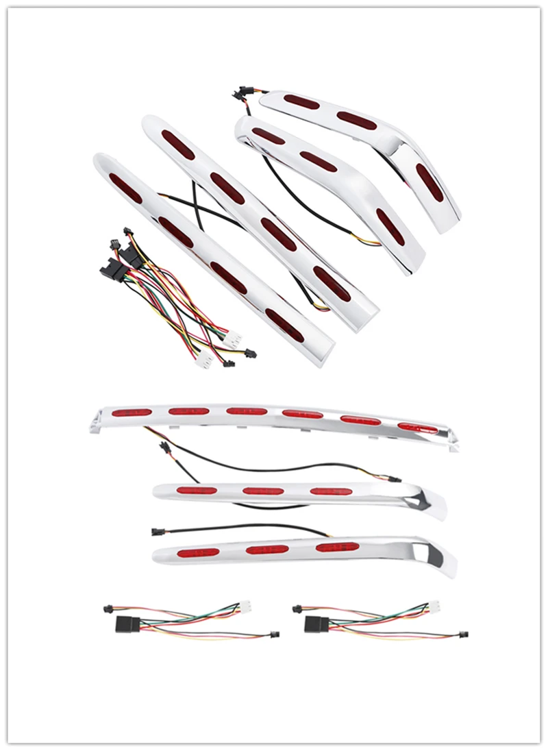 

Седельная сумка для мотоцикла и декоративные накладки на багажник, светодиодные фонари для Honda Goldwing 1800 GL1800 2001-2011 2010 2009 2007 2006 2005 04
