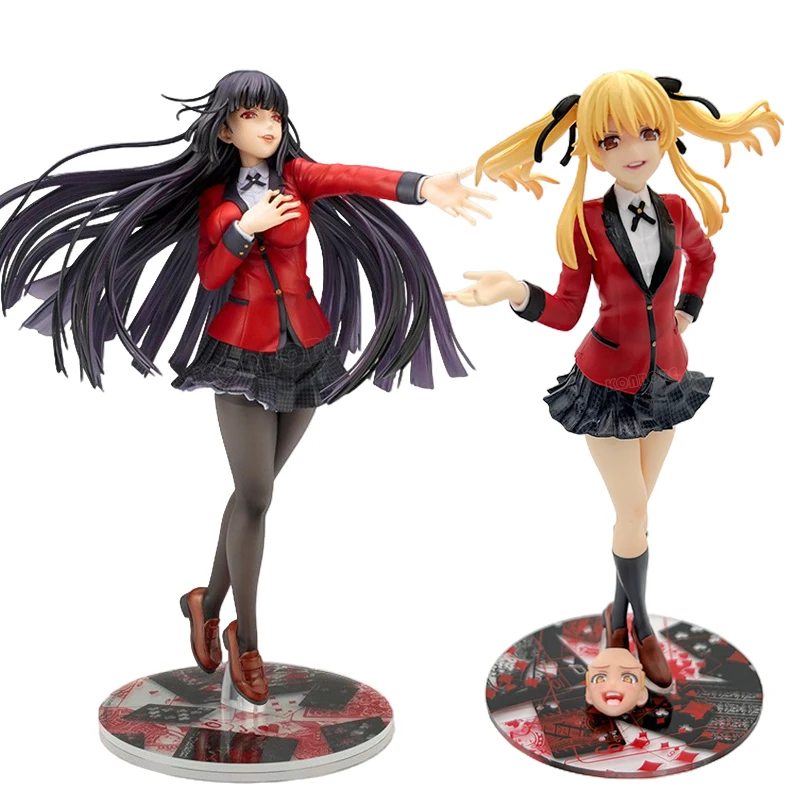 

20cm ARTFX J Kakegurui Anime Figure Meari Saotome Action Figure Mary Saotome/Jabami Yumeko Figurine Collection Model Doll Toys