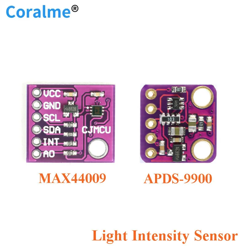 

MAX44009 APDS-9900 Ambient Light Sensor Intensity Sensor Module Proximity Ranging Digital Output