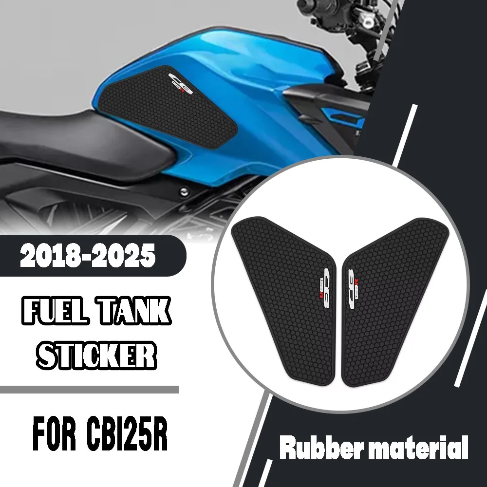 Фото Для мотоцикла Honda CB125R cb125r cb 125r 2018-2025: наклейка-протектор для топливного бака, противоскользящая декоративная наклейка, аксессуары. №1