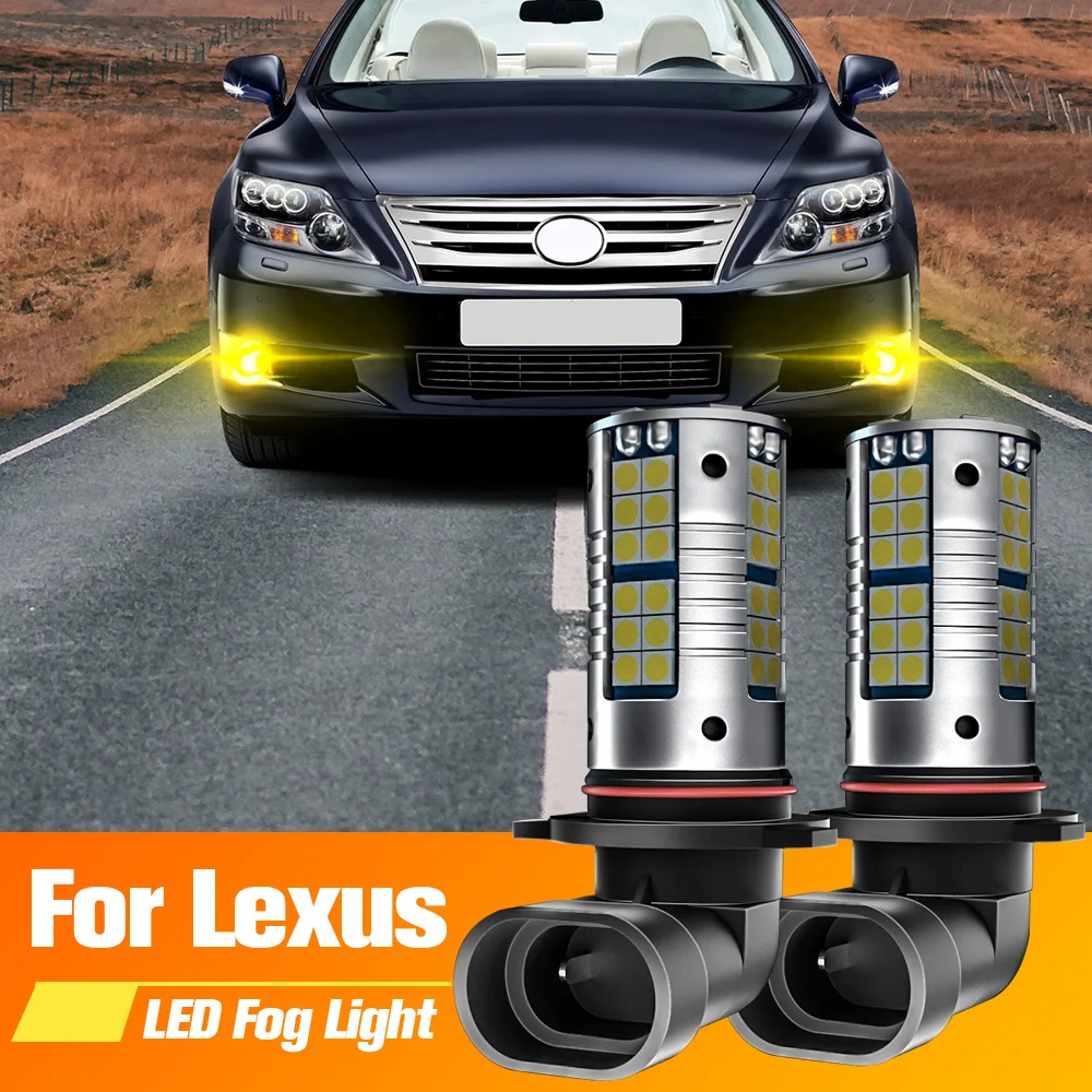 2pcs LED Fog Light Blub 9006 HB4 Lamp Canbus No Error For Lexus ES330 ES350 2007-2012 IS300 IS250 IS350 RX300 RX330 RX350