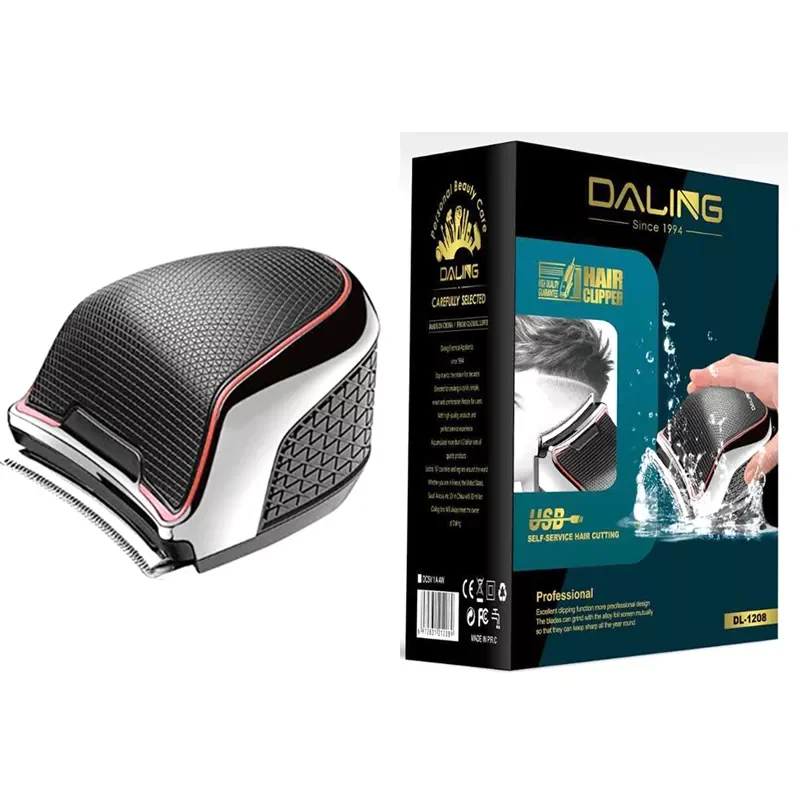 

Беспроводная водонепроницаемая машинка для стрижки волос, триммер для путешествий и домашнего использования, аккумуляторная машинка для б...