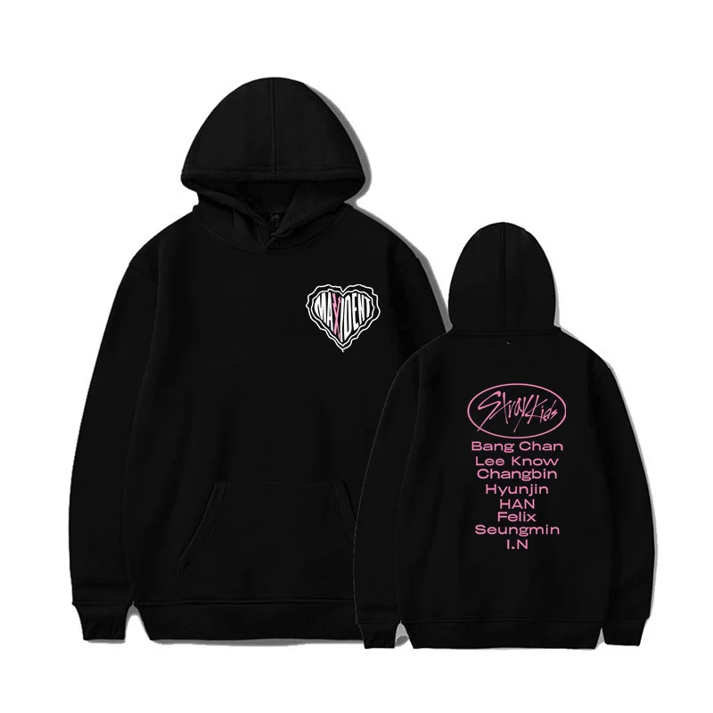 

Stray Kids Hoodies SKZ Maxident Hoodie Sweatshirts Heart Version Limited Hoodie Maxident Album For Stay