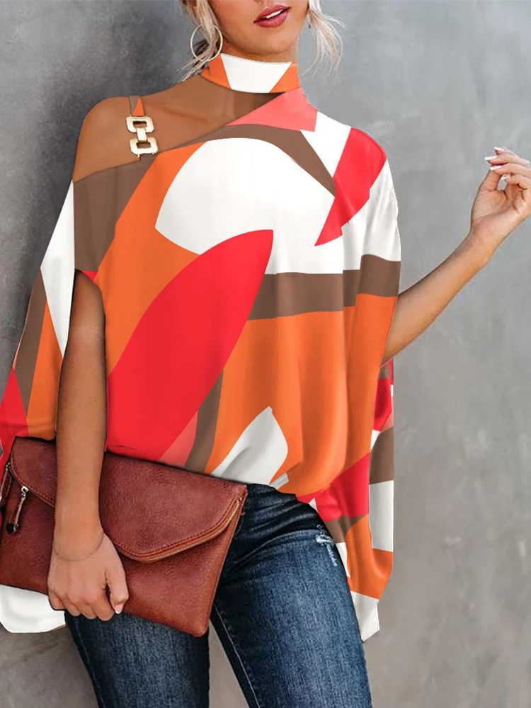 

Женский Повседневный Топ с рукавом летучая мышь