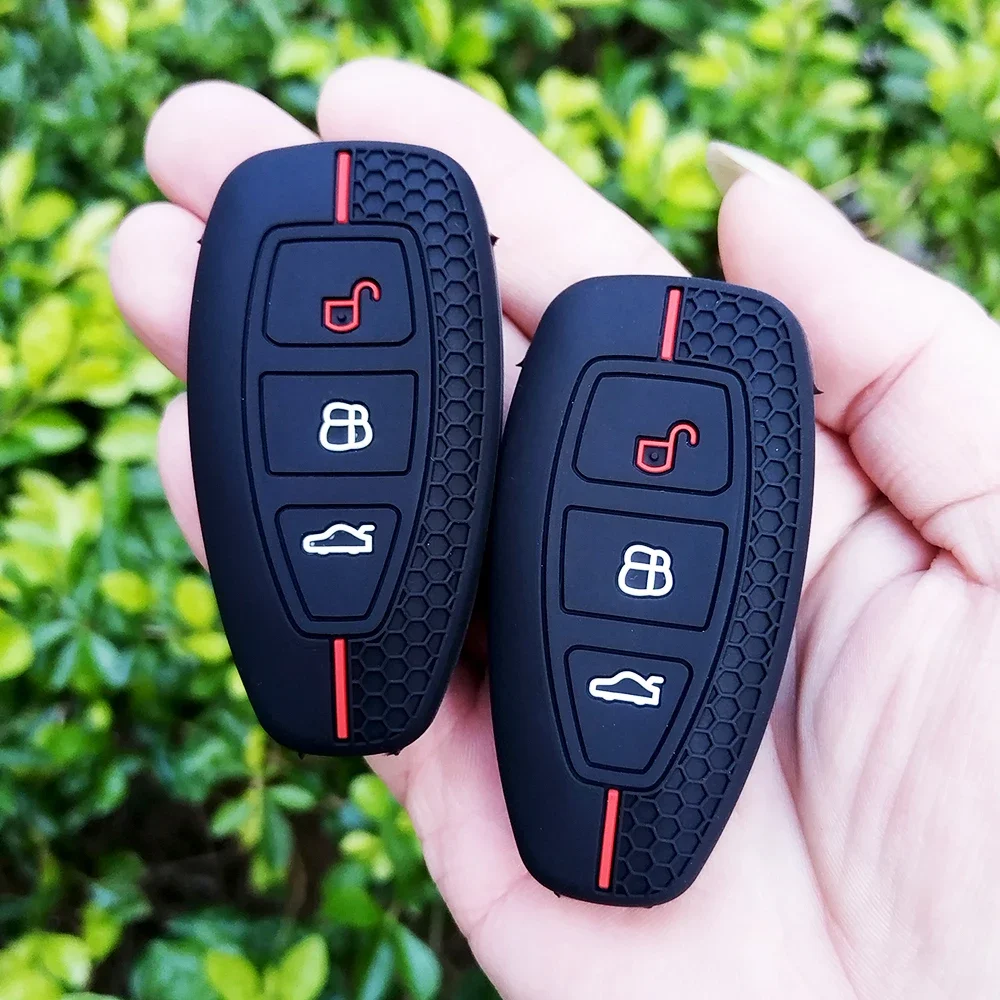 Силиконовый чехол для автомобильного ключа Ford Puma Grand C Max Focus Mondeo Kuga Fiesta Ecosport Transit
