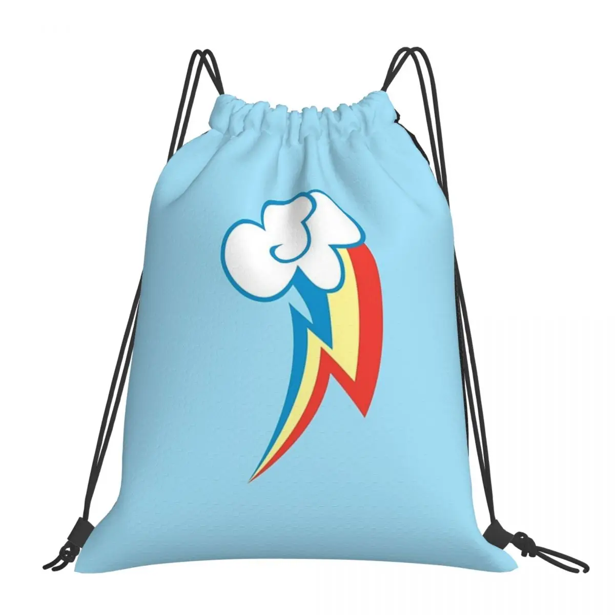 

Радужный рюкзак на шнурке, Модная Портативная спортивная сумка с карманами для путешествий, школы