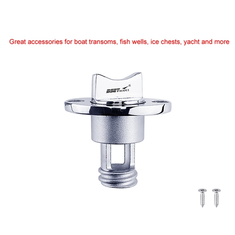 BSET MATEL 1 дюйм. Нержавеющая сталь 316 подвесная доска для лодки штепсельная Вилка