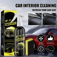 100ml car interior plastic restorer agent super shine non greasy lasting maintain gloss auto steering wheel dashboard cleaner