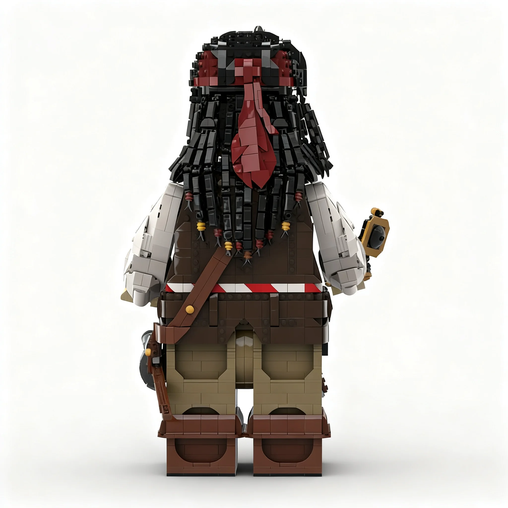Фото 3779 деталей MOC Disney Пираты Капитан Джек Спарроу Мегафигурка Модель Конструктор Рождественский Подарок Игрушки Архитектура DIY Подарок на День Рождения №2