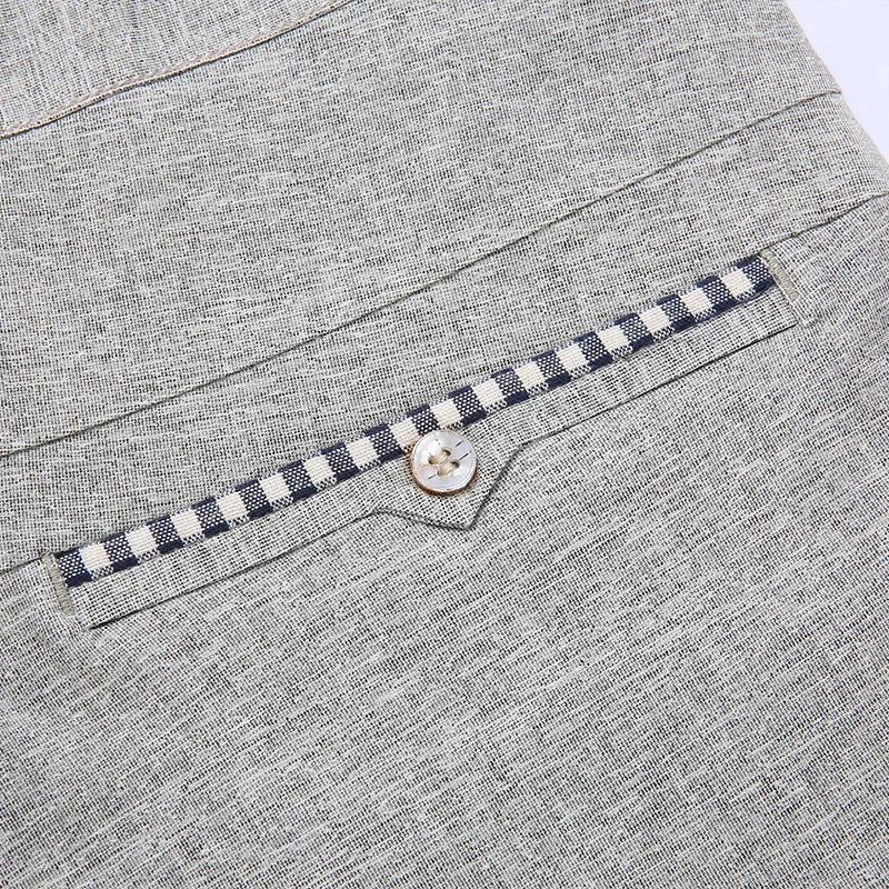 Брюки мужские тонкие хлопковые приталенные классические для бега работы