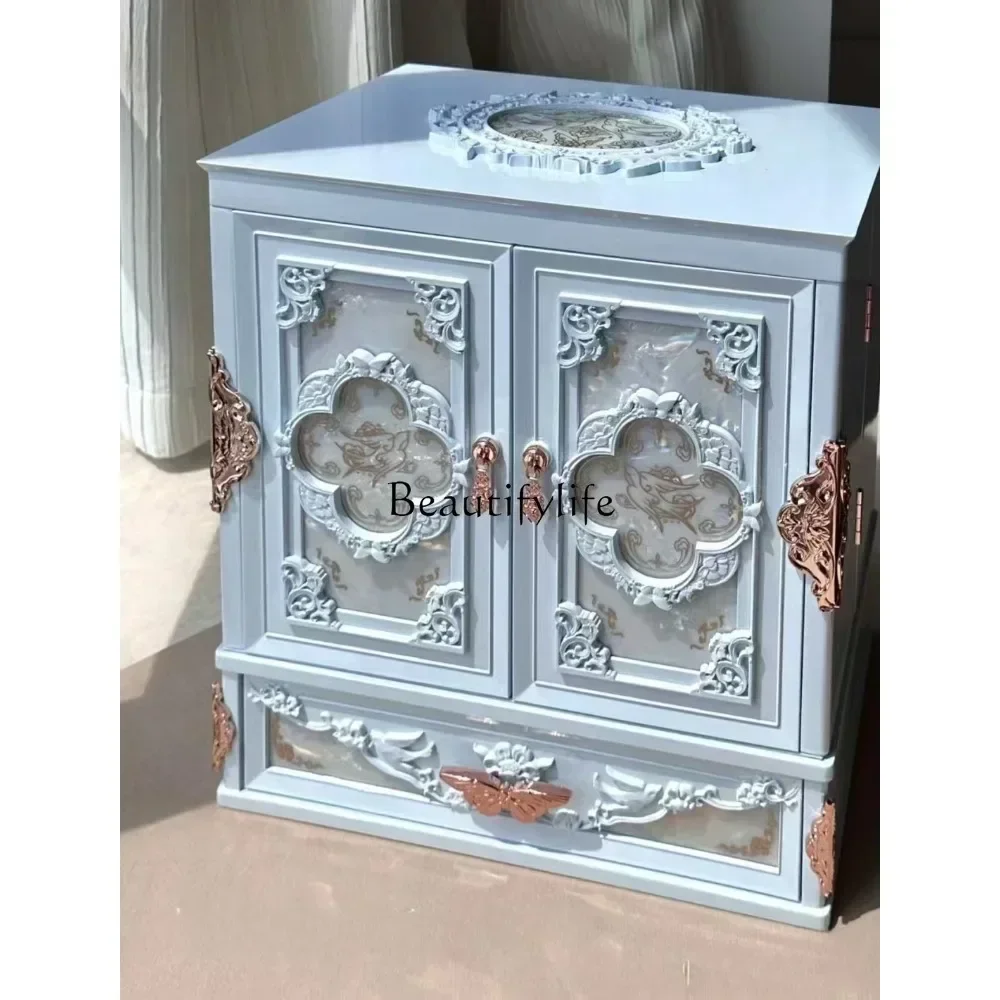 Коробка для хранения косметики Huazhi с изображением бабочки Облака плеч без