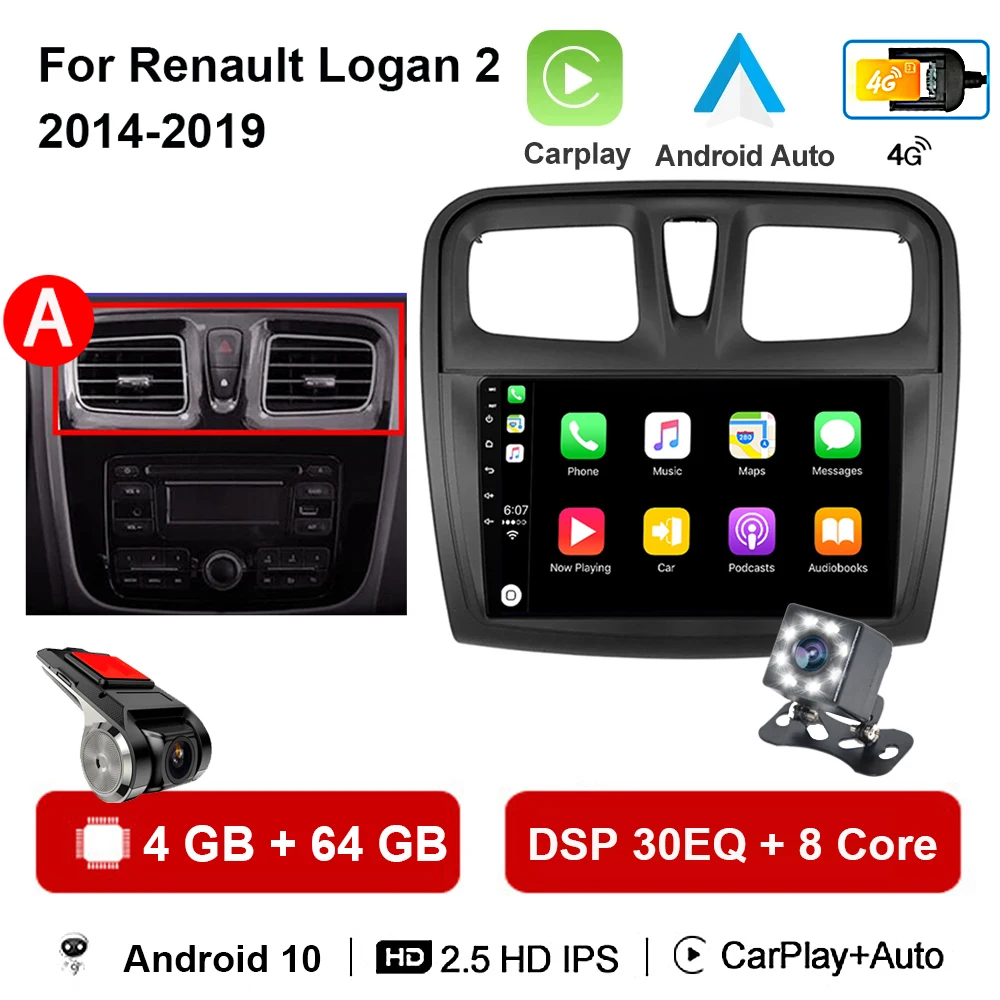 Андроид Рено Логан 2 Купить