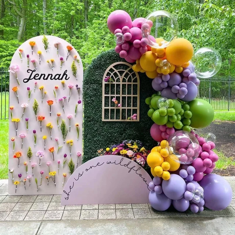 

Green Balloon Garland Arch Kit Retro Rose Red Lemon Yellow 172Pcs Party Decorations for Garden Birthday Housewarming Anniversary