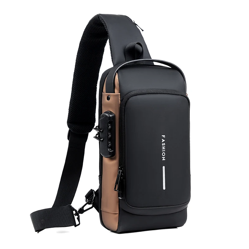

Man Messenger Multi-function Business Men's Travel Anti-theft For Port Sling Pack Chest Crossbody Male Bag Shoulder Pack Bag