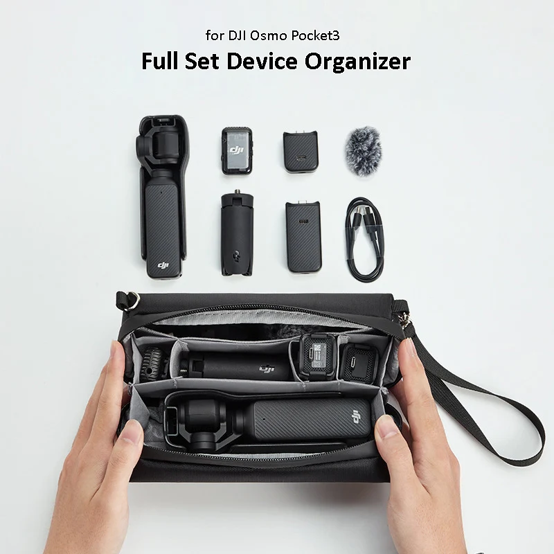 Фото Портативная мягкая сумка для хранения камеры DJI Osmo Pocket 3, защитный чехол, устойчивый к царапинам, водонепроницаемый, сумка для камеры №4