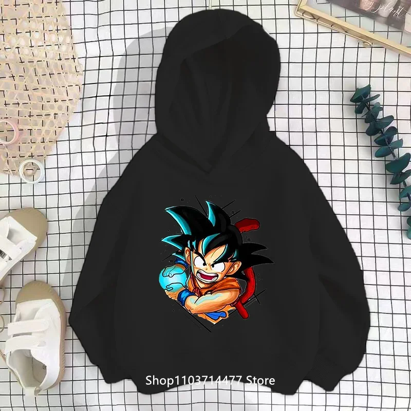 Толстовка унисекс DokiDoki-SR Goku с принтом овощей для детей толстовка капюшоном Dragon Ball