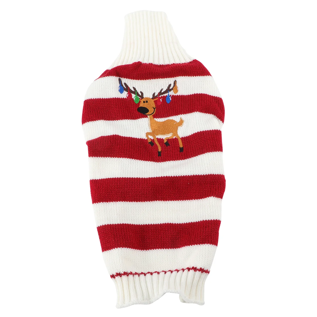 

Dog Clotheschristmas Sweater Dogs Pet Sweaters Costumes Puppy Warm Cats Cat Costume Small Elk Turtleneck Knitted Maltipoo Knit