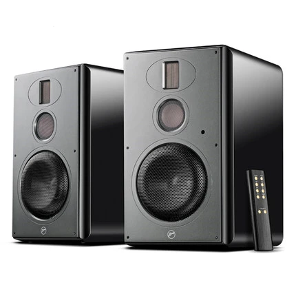 

Hivi H6 DSP Three-Way Wireless Active Bookshelf Speakers 6.5" Woofer Ribbon Tweeter WIFI WLAN Bluetooth Active Speaker