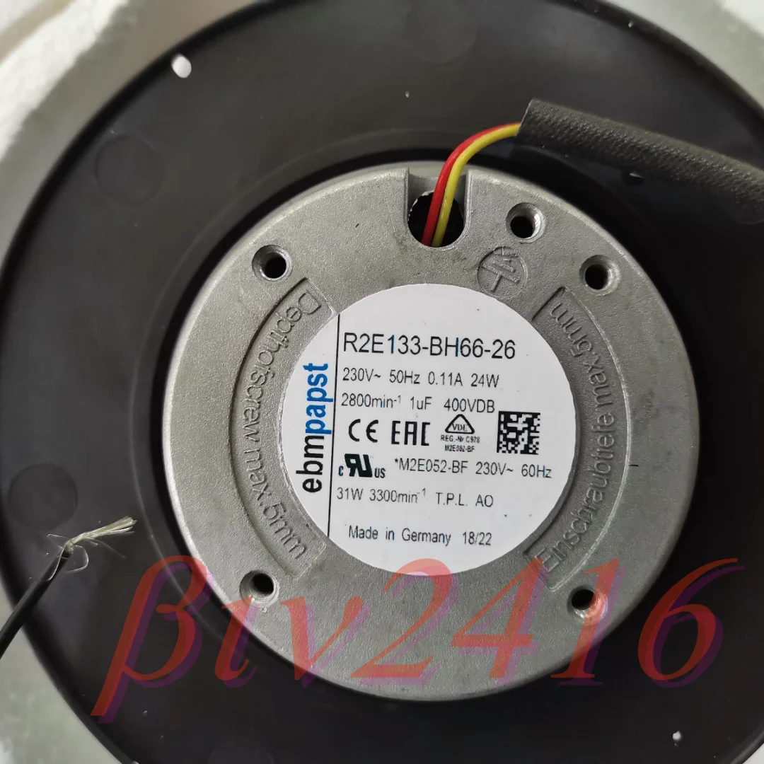 Фото Немецкий центробежный вентилятор ebmpapst R2E133-BH66-05 R2E133-BH66-26 R2E133-BH66-34 №2