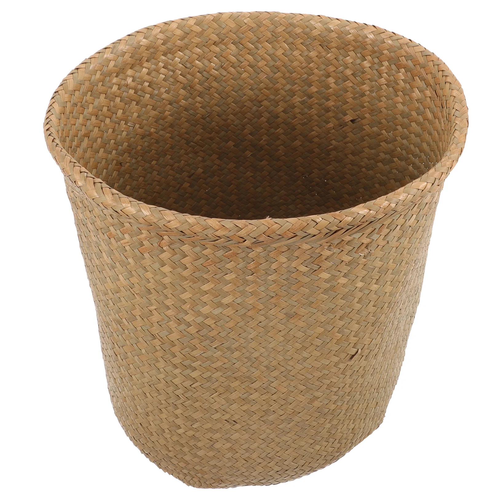 

Convenient Waste Basket Trash Small Black Can Accessories Woven Storage Room Bucket Wear-resistant