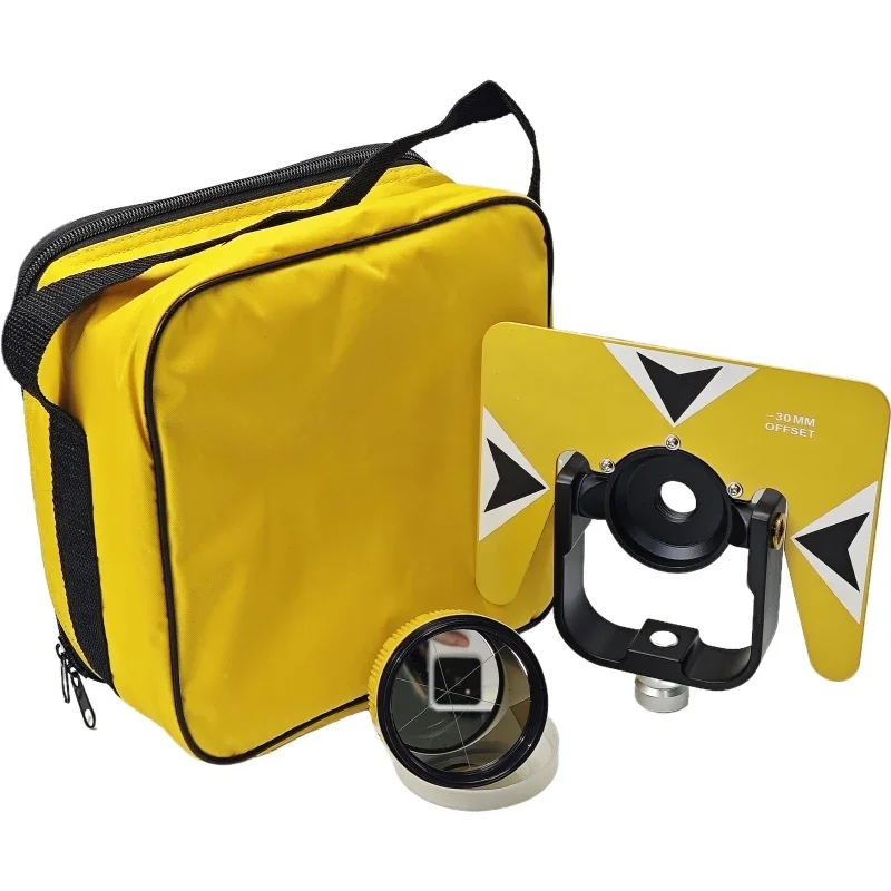 Высококачественная желтая одинарная призма для Nikon South Trimble Top Sokk-ia Total Station Prisms