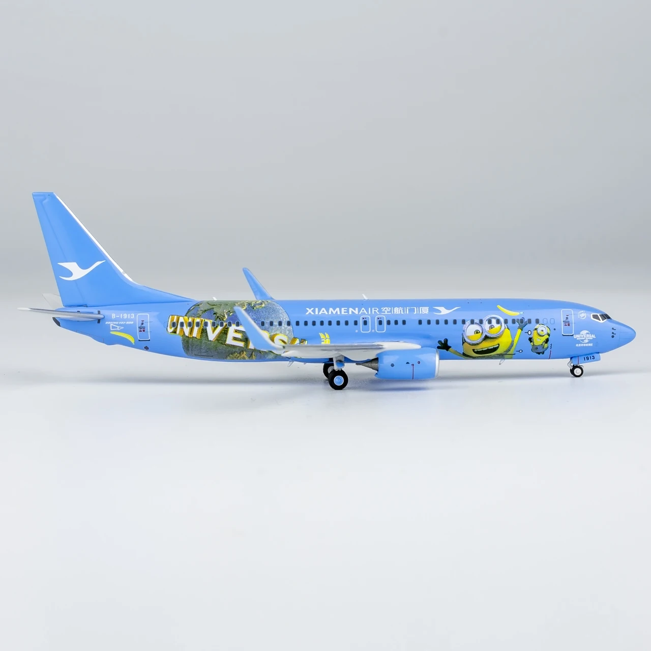 CXA005 коллекционный самолёт из сплава подарок NG модель 1:400 Xiamen Airlines SkyTeam Боинг