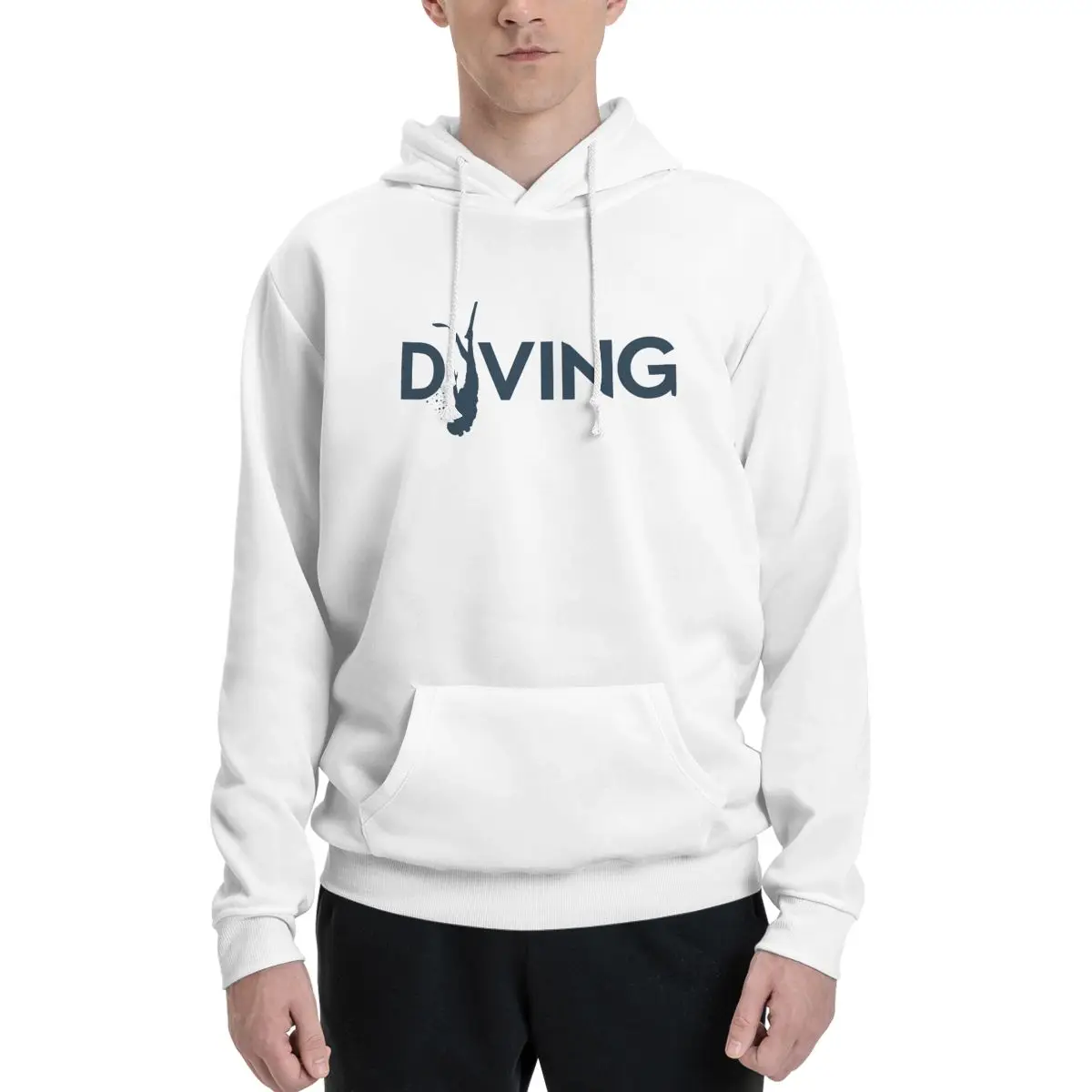 

Couples Plus Velvet Hooded Sweater Divin Scuba Diving 10 Hot Sale Kawaii Hooded rope pullover High quality Activity competition