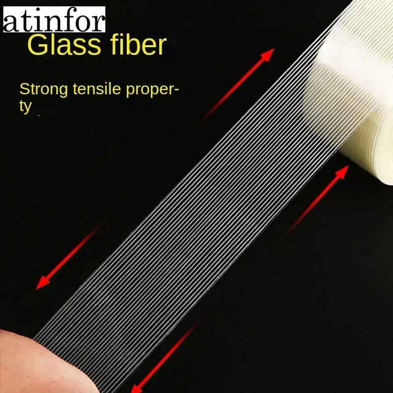 Прозрачная Стекловолоконная лента atinfor50M/R шириной 10-100 мм усиленная для связки