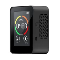 multi function co2 pm2 5 portable monitor carbon dioxide detector co2 air quality gas meter test alarm house smok