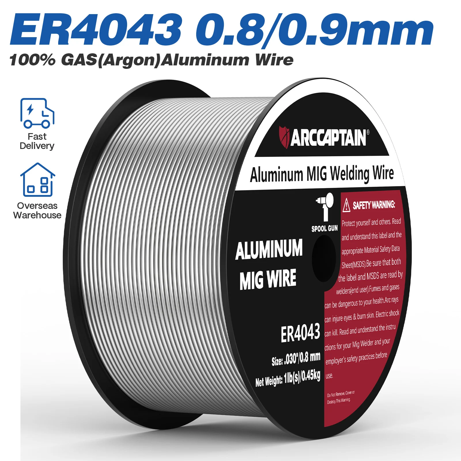 

Алюминиевая сварочная проволока ARCCAPTAIN ER4043 0,8/0,9 мм