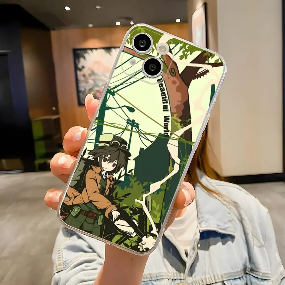 Фото Аниме чехол для телефона K-Kinos J-JourneyS для iPhone 17 Air 16 E 15 14 13 12 Mini 11 Pro Max, противоударный, прозрачный. №4