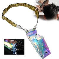 multi%e2%80%91functional fashion laser style salon scissors waist bag waterproof large capacity hair clip comb hairdressing tool storage