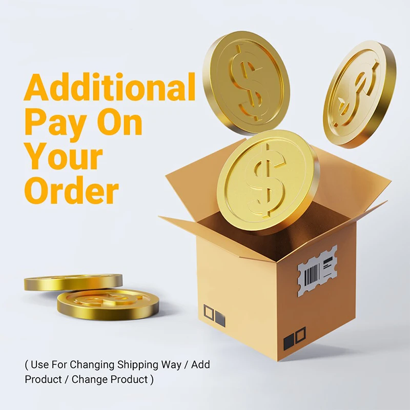 

Дополнительный сбор за обмен стоимости доставки товара (перед размещением заказа, пожалуйста, отправьте нам сообщение)